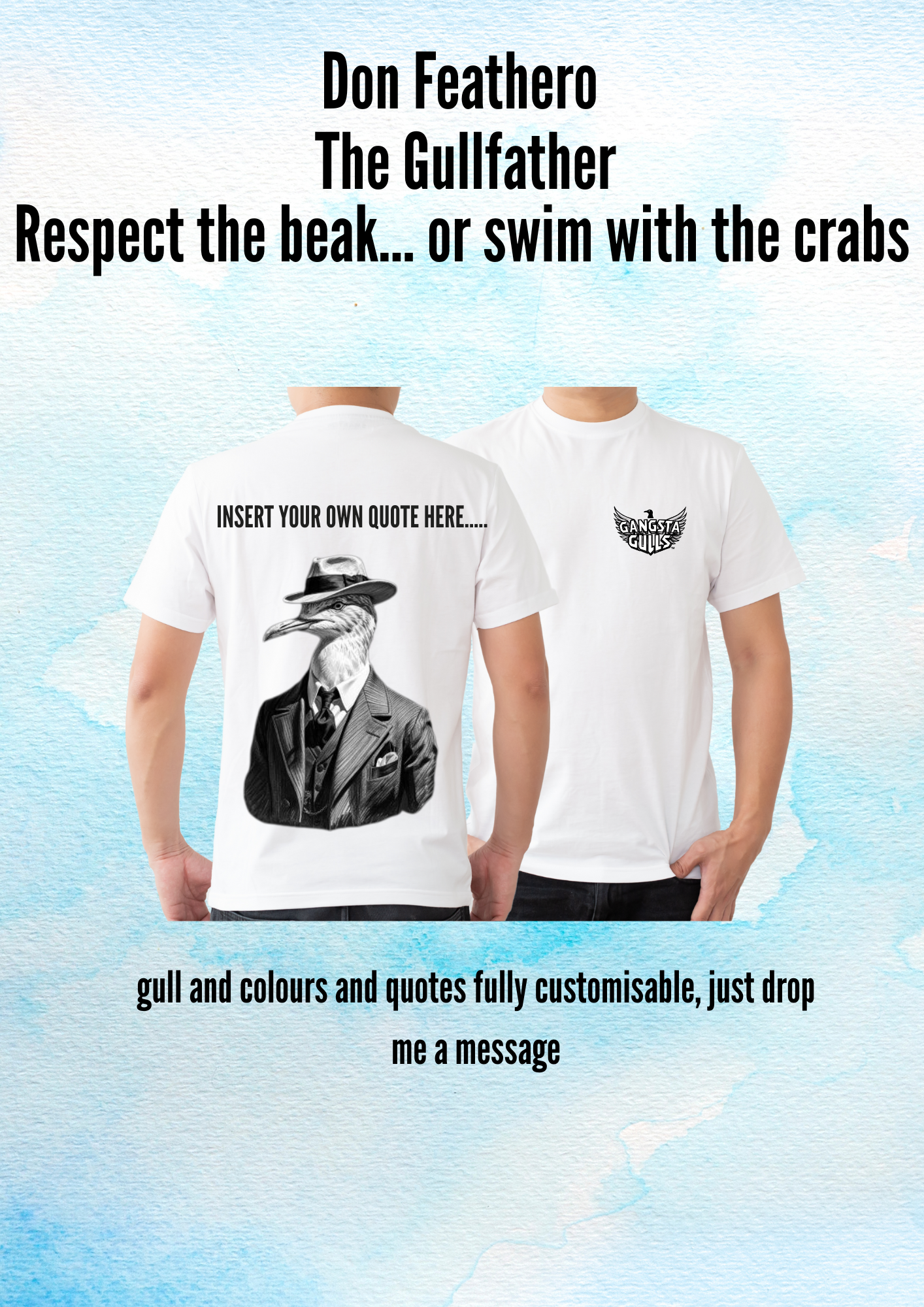 Gangsta Gulls Custom T-Shirts ๐