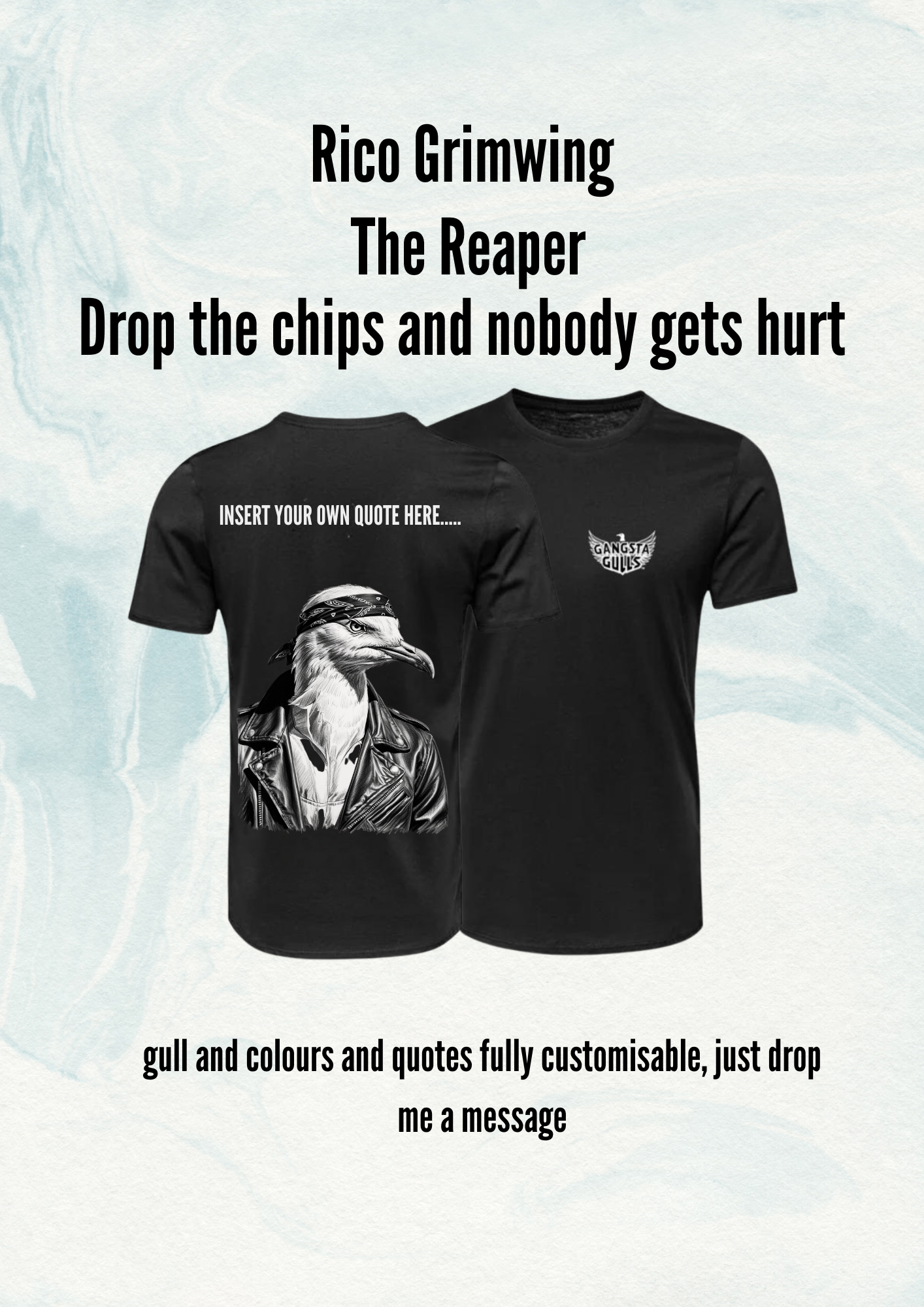Gangsta Gulls Custom T-Shirts ๐
