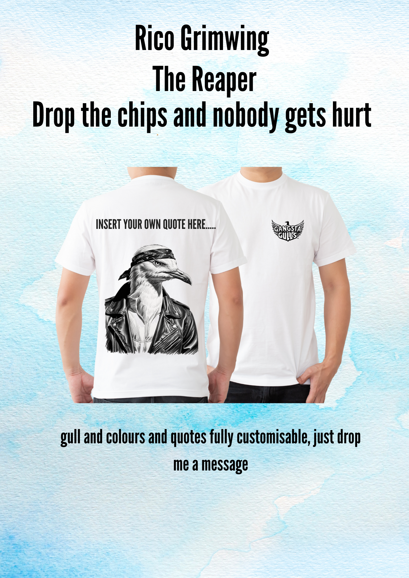 Gangsta Gulls Custom T-Shirts ๐