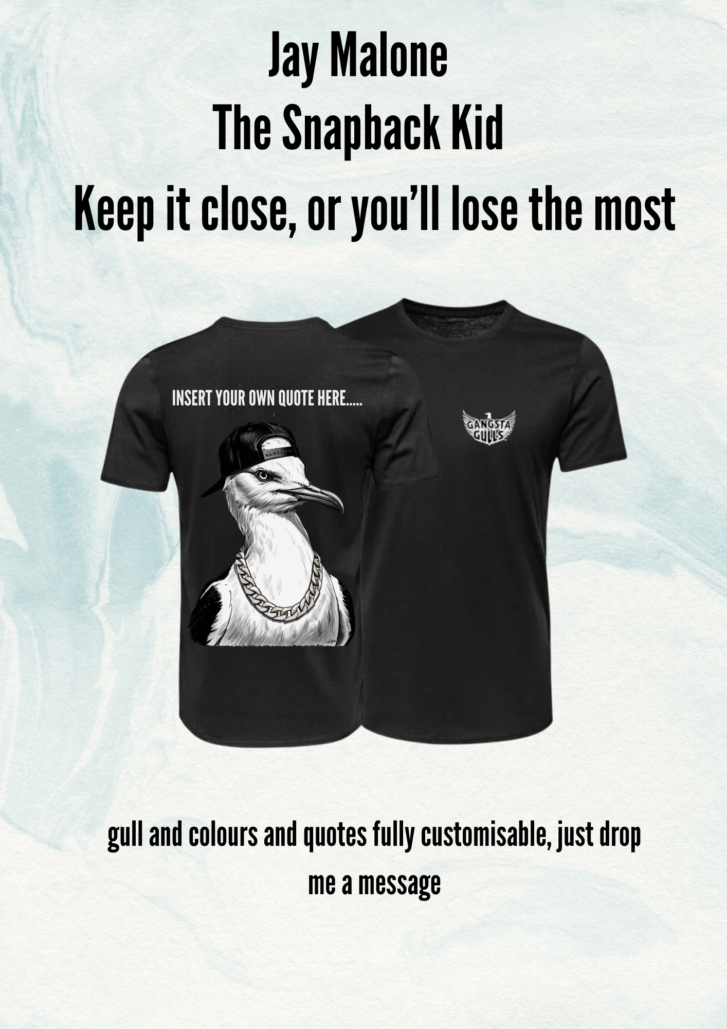 Gangsta Gulls Custom T-Shirts ๐