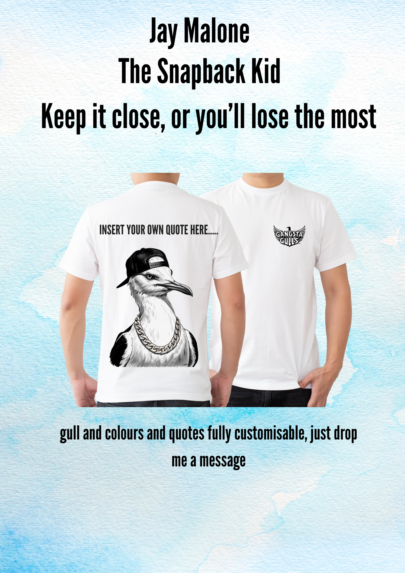 Gangsta Gulls Custom T-Shirts ๐