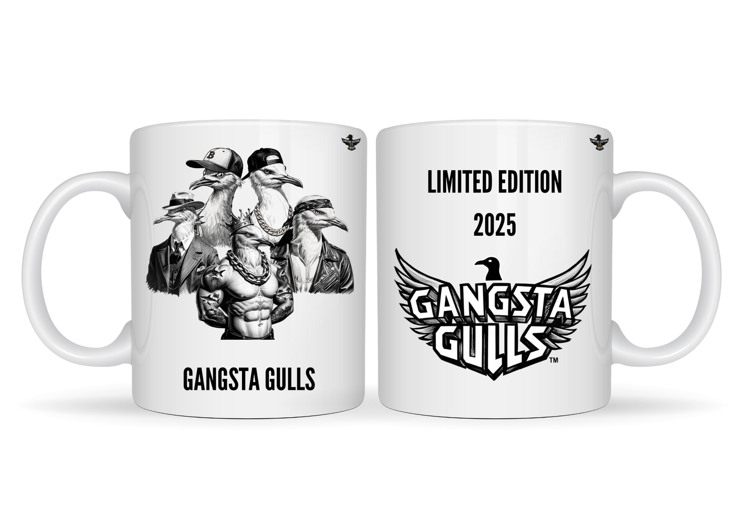 🕶 Gangsta Gull Custom Mugs ☕